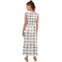 All The Aliens Teeny V-Neck Chiffon Maxi Dress View2