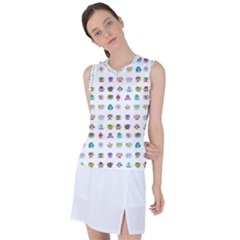 All The Aliens Teeny Women s Sleeveless Sports Top