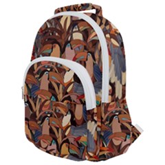 Tukans Rounded Multi Pocket Backpack by olgashashok