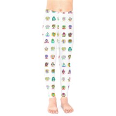 All The Aliens Teeny Kids  Leggings by ArtByAng