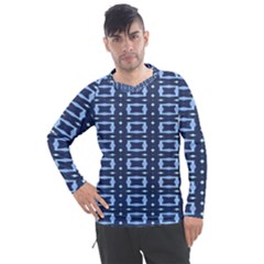 Digital Boxes Men s Pique Long Sleeve Tee