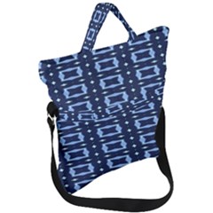 Digital Boxes Fold Over Handle Tote Bag by Sparkle