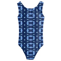 Digital Boxes Kids  Cut-out Back One Piece Swimsuit by Sparkle