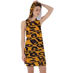 Digital Art  Racer Back Hoodie Dress