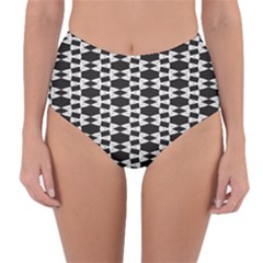 Geometric Reversible High-waist Bikini Bottoms by Sparkle