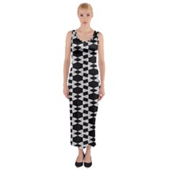 Geometric Fitted Maxi Dress by Sparkle