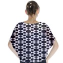 geometric Batwing Chiffon Blouse View2