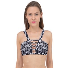 Geometric Cage Up Bikini Top