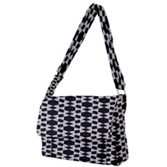 Geometric Full Print Messenger Bag (l) by Sparkle