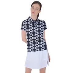 Geometric Women s Polo Tee