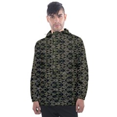 Green Digitalart Men s Front Pocket Pullover Windbreaker by Sparkle