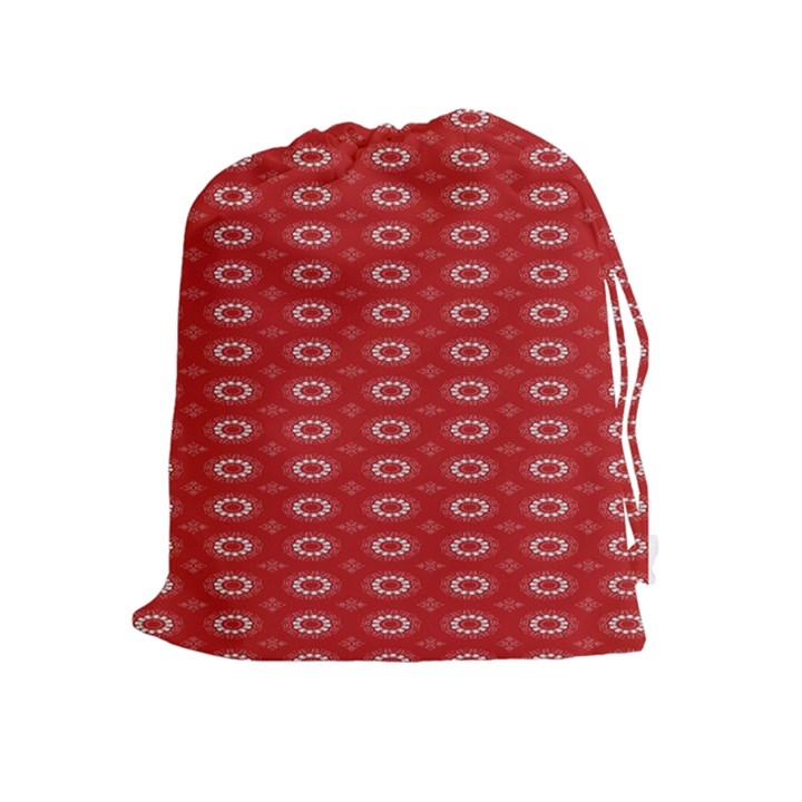 Red Kalider Drawstring Pouch (XL)