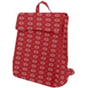 Red Kalider Flap Top Backpack View1