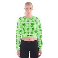 Digital Illusion Cropped Sweatshirt by Sparkle