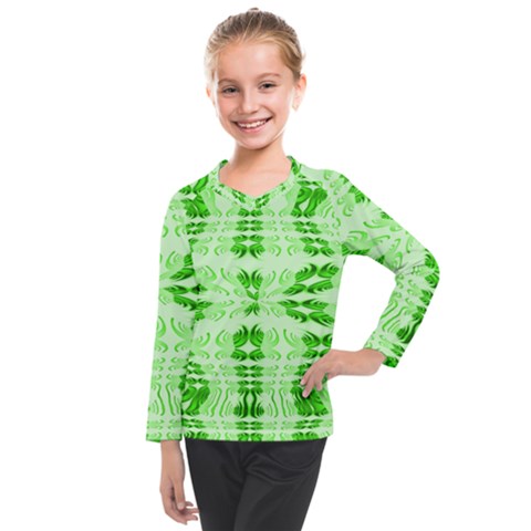 Digital Illusion Kids  Long Mesh Tee by Sparkle