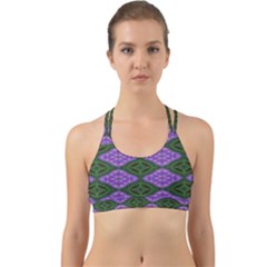 Digital Grapes Back Web Sports Bra by Sparkle