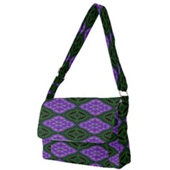 Digital Grapes Full Print Messenger Bag (s) by Sparkle