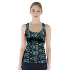 Digital Triangles Racer Back Sports Top by Sparkle