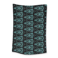 Digital Triangles Small Tapestry by Sparkle