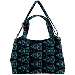 Digital Triangles Double Compartment Shoulder Bag by Sparkle