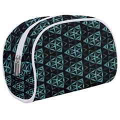 Digital Triangles Makeup Case (medium)