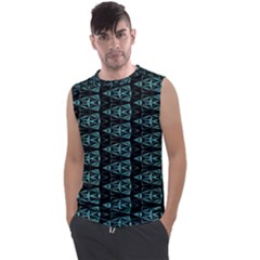 Digital Triangles Men s Regular Tank Top