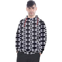 Black And White Triangles Men s Pullover Hoodie by Sparkle