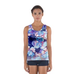 Flowers Sport Tank Top  by Sparkle