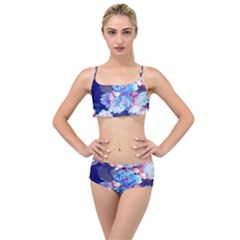 Flowers Layered Top Bikini Set by Sparkle