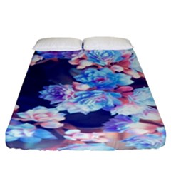 Flowers Fitted Sheet (california King Size) by Sparkle