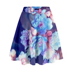 Flowers High Waist Skirt by Sparkle