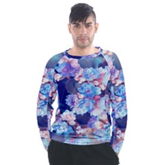 Flowers Men s Long Sleeve Raglan Tee