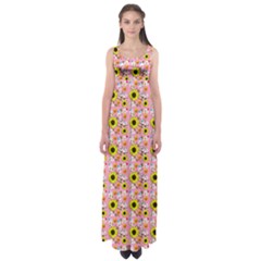 Hawaii Ghost Pink Empire Waist Maxi Dress by snowwhitegirl