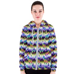 Shiny Flowers Women s Zipper Hoodie by Sparkle