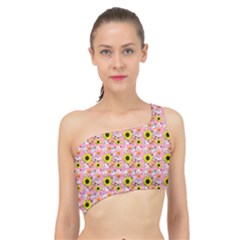 Hawaii Ghost Pink Spliced Up Bikini Top 