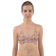 Hawaii Ghost Pink Wrap Around Bikini Top