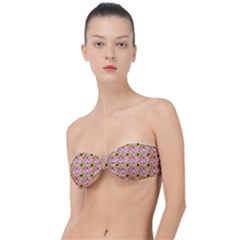 Hawaii Ghost Pink Classic Bandeau Bikini Top 