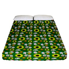 Hawaii Ghost Green Fitted Sheet (california King Size) by snowwhitegirl