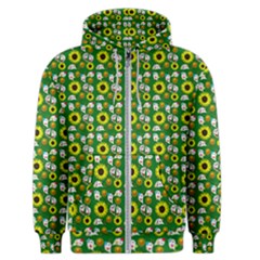 Hawaii Ghost Green Men s Zipper Hoodie by snowwhitegirl