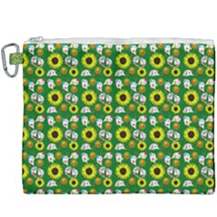 Hawaii Ghost Green Canvas Cosmetic Bag (xxxl) by snowwhitegirl