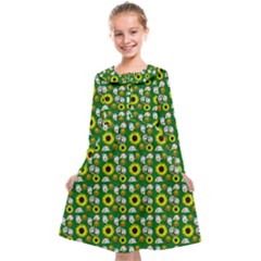 Hawaii Ghost Green Kids  Midi Sailor Dress by snowwhitegirl