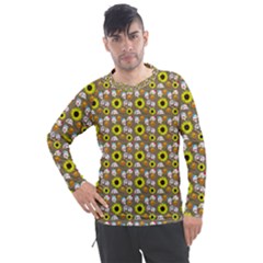 Hawaii Ghost Beige Men s Pique Long Sleeve Tee