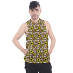 Hawaii Ghost Beige Men s Sleeveless Hoodie by snowwhitegirl