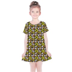 Hawaii Ghost Brown Kids  Simple Cotton Dress by snowwhitegirl