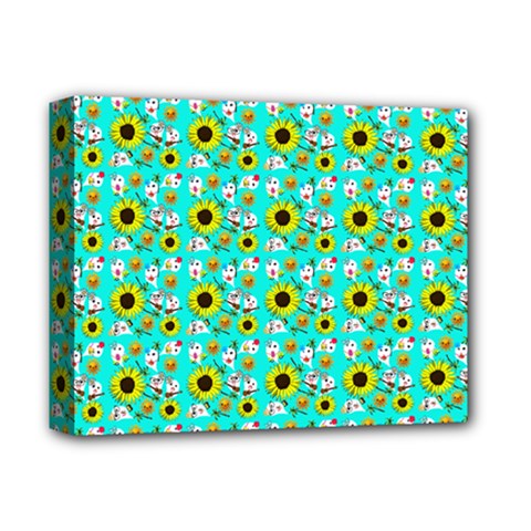 Hawaii Ghost Aqua Deluxe Canvas 14  X 11  (stretched) by snowwhitegirl