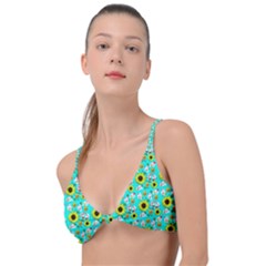 Hawaii Ghost Aqua Knot Up Bikini Top