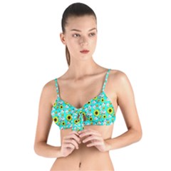 Hawaii Ghost Aqua Tie Up Cut Bikini Top by snowwhitegirl