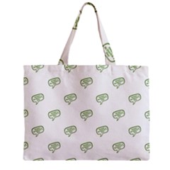 Happy St Patricks Day Symbol Motif Pattern Zipper Mini Tote Bag by dflcprintsclothing