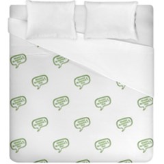 Happy St Patricks Day Symbol Motif Pattern Duvet Cover (king Size) by dflcprintsclothing