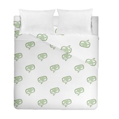 Happy St Patricks Day Symbol Motif Pattern Duvet Cover Double Side (full/ Double Size) by dflcprintsclothing